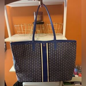TORY BURCH Gemini Link Coated Canvas Tote
